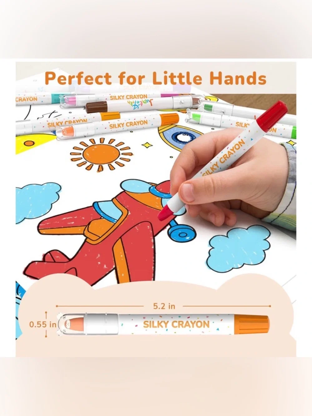 Twist-Up Bear Crayons - Multi-Color Set